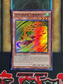 Yugioh Speedroid Terrortop HSRD-EN001 Super Rare 1st Ed NM - Image 1