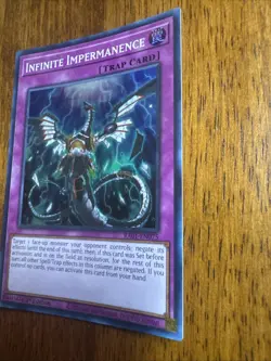 Infinite Impermanence RA01-EN075 - Super Rare 1st Edition NM Yugioh - Image 2