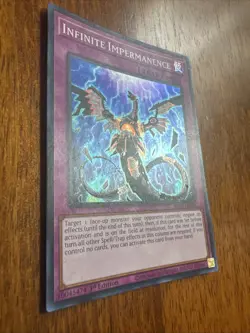 Infinite Impermanence RA01-EN075 - Super Rare 1st Edition NM Yugioh - Image 3