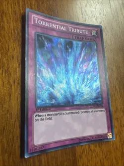 LCJW-EN294 Torrential Tribute Secret Rare 1st Edition LP Yugioh - Image 4