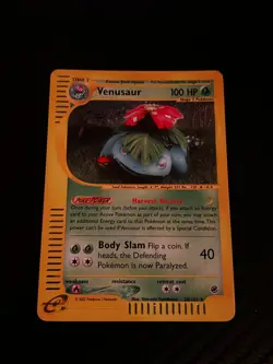 MP Venusaur 030/165 Expedition Base Set Holo Vintage Pokemon Card TCG - Image 1