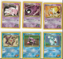 Pokemon TCG Gym Heroes 36 Card Lot Ungraded $113 Market Value - Image 5
