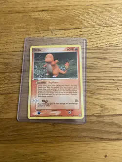 Pokemon TCG Ditto (Charmander) EX Delta Species Non-Holo Card 37/113 HP - Image 1