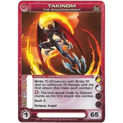 Chaotic TAKINOM THE SHADOWKNIGHT Promo Card - Pick your energy - Image 2