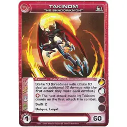 Chaotic TAKINOM THE SHADOWKNIGHT Promo Card - Pick your energy - Image 3