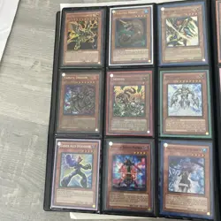 Yu-Gi-Oh Binder Page Holo 9 Cards Yamata Dragon, Winged Dragon, Rai Jin, Snyffus - Image 1