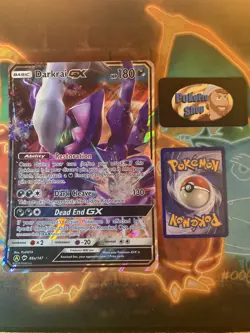 Darkrai GX Jumbo Pokemon TCG 88a/147 Oversized Card - Image 1