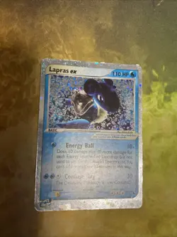 Pokemon TCG Lapras EX Ruby and Sapphire Holo Ultra Rare Card 99/109 - Image 1