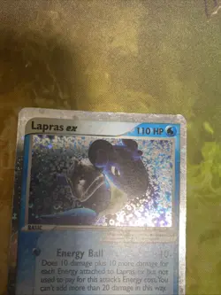 Pokemon TCG Lapras EX Ruby and Sapphire Holo Ultra Rare Card 99/109 - Image 2