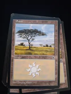 7X MTG Plains VINTAGE 1990s Land white- Seven CARDS Free Shipping - Image 4