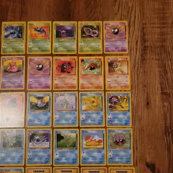 Near Complete Fossil Set Pokemon Cards Lot TCG WOTC - Image 5