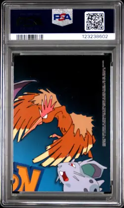 1999 TOPPS POKEMON SERIES 1 CHARACTER CARDS #TV7 PROFESSOR OAK PSA 9 - Image 2
