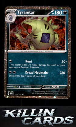 Tyranitar - 135/193 (Cosmo Foil) 135/193 Promo Miscellaneous Cards & Products NM - Image 1