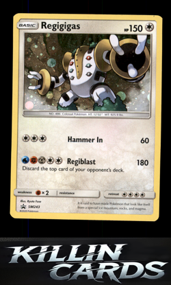 Regigigas - SM243 SM243 Promo SM Promos Pokemon Card LP - Image 1