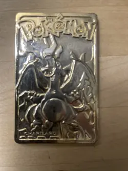 Pokemon Charizard 23k Gold Plated Trading Collectible Card 1999 Nintendo Limited - Image 2