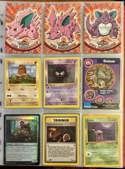 Vintage Pokemon Card Collection - No Binder Lot 5 Pages - Holo - Modern LP/NM - Image 1