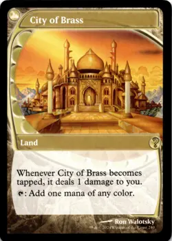 MTG City of Brass (Future Sight) Normal NM Mystery Booster 2 Magic 240 - Image 1