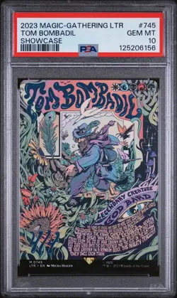2023 MAGIG THE GATHERING TALES OF MIDDLE-EARTH SHOWCASE #745 TOM BOMBADIL PSA 10 - Image 1