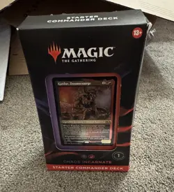 New Magic The Gathering Starter Commander Deck Chaos Incarnate NIB - Image 1