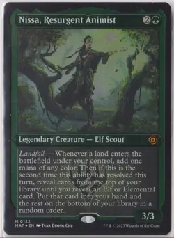 MTG Nissa, Resurgent Animist (Etched Foil) March of the Machine: The Aftermath - Image 1