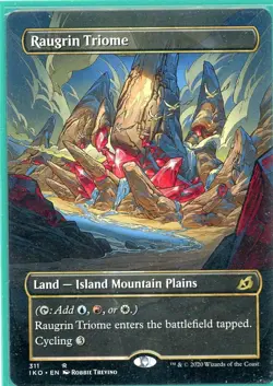 Magic the Gathering MTG Raugrin Triome (311) Ikoria Lair of Behemoths LP - Image 1