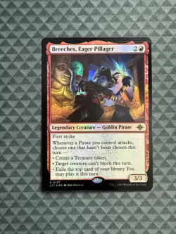 MTG Breeches, Eager Pillager #0137 Foil Rare The Lost Caverns of Ixalan (LCI) - Image 1