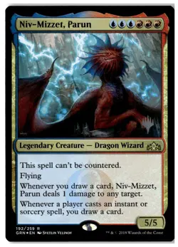 MTG Foil Niv-Mizzet, Parun - Promo Pack Moderately Played English - Image 1