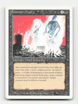 Animate Dead Revised Edition # Magic the Gathering Uncommon - Image 1