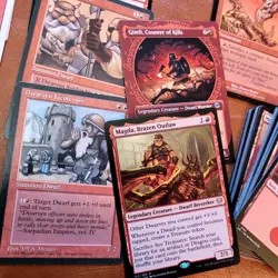 Magic Commander Deck MTG 100 - *Magda, Brazen Outlaw DWARF Berserker DWARVES Red - Image 1