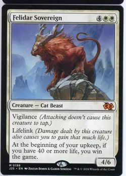 2024 Magic the Gathering Felidar Sovereign Creature Cat Beast Near Mint - Image 1