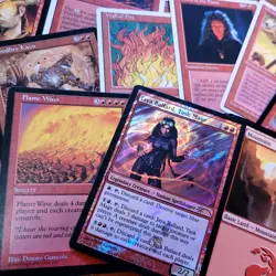 Magic Commander Deck MTG 100 - *Shiny HOT Hottie Pure Red BURNING DAMAGE* - Image 1