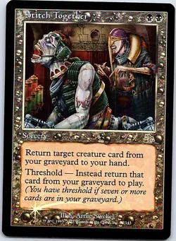 Stitch Together FOIL English x1 Judgment mtg SP [FC] - Image 1