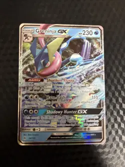 Greninja GX 24/131 Ultra Rare - SM Forbidden Light - Near Mint - Pokemon Card - Image 1