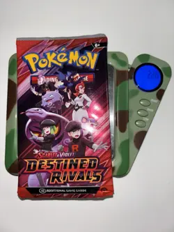 22.6g HEAVY Pokemon Destined Rivals Booster Pack Sealed 2025 - Team Rocket Art - Image 1