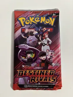 22.6g HEAVY Pokemon Destined Rivals Booster Pack Sealed 2025 - Team Rocket Art - Image 2