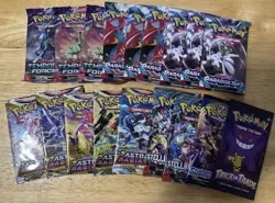 Pokemon Booster Pack Lot x18 Sealed Astral Paradox Temporal - Image 1