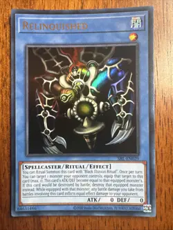 Yugioh Relinquished SRL-EN029 Ultra Rare NM - Image 1