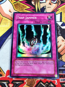 Trap Jammer ioc-110 1st Edition (NM) Super Rare Yu-Gi-Oh! - Image 1