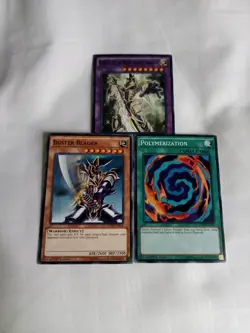YU-GI-OH! Buster Blader + Dragon Destroyer Swordsman+ Polymerization - SDMY - Image 1