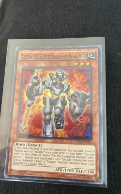 Alpha The Electromagnet Warrior SDMY-EN001 Structure Deck: Yugi Muto 1st Edition - Image 1