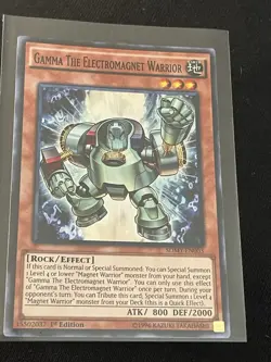 Gamma The Electromagnet Warrior SDMY-EN003 Structure Deck: Yugi Muto 1st Edition - Image 1
