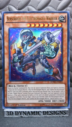 | Yugioh Berserkion the Electromagna Warrior SDMY-EN004 Ultra Rare LP 🔥 | - Image 1