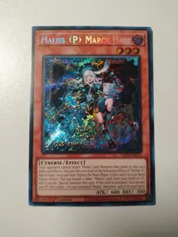 2025 YUGIOH ALIN 1ST ED SECRET RARE MALISS P MARCH HARE NM 💫 - Image 1