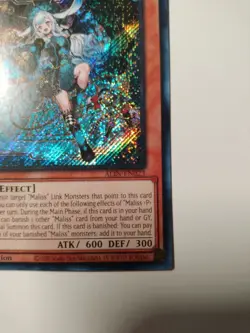 2025 YUGIOH ALIN 1ST ED SECRET RARE MALISS P MARCH HARE NM 💫 - Image 2