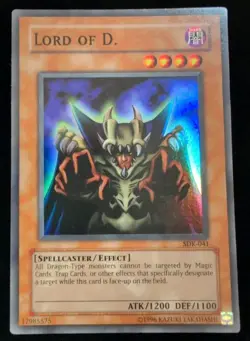 Yugioh Lord of D. SDK-041 Super Rare Original Print - Image 1