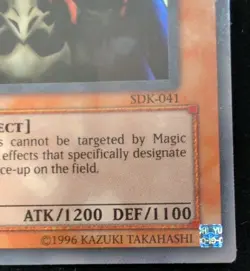 Yugioh Lord of D. SDK-041 Super Rare Original Print - Image 4