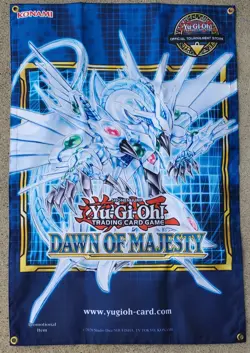 Yu-Gi-Oh! Dawn Of Majesty OTS Promotional Banner - New - Image 1