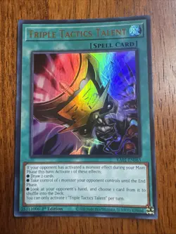 Triple Tactics Talents - RA01-EN063 - Ultra Rare - 1st Edition - Yugioh - Image 1