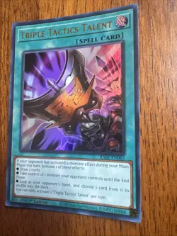 Triple Tactics Talents - RA01-EN063 - Ultra Rare - 1st Edition - Yugioh - Image 2