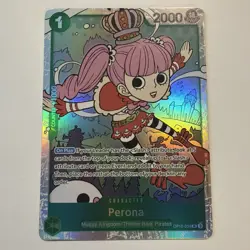 Perona Alt Art SR OP12-034 One Piece TCG Card - Image 1